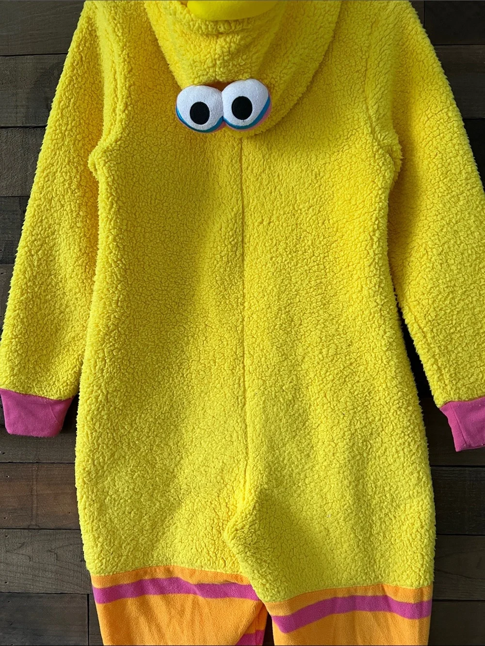Sesame Street Adult Big Bird Union Onesie Halloween Costume Cosplay Size S/M